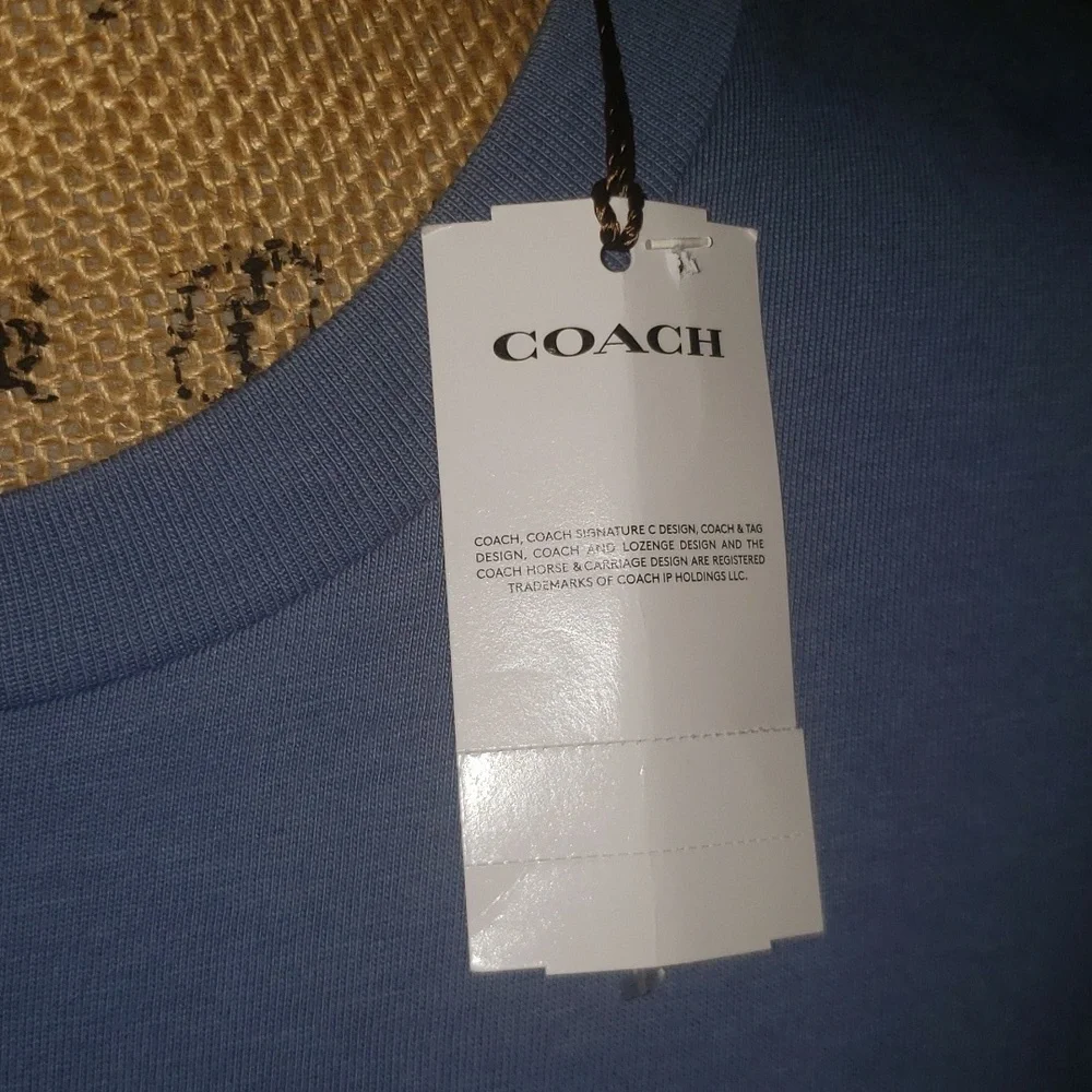 Coach Disco Stars Tshirt sz L - Picture 5 of 8